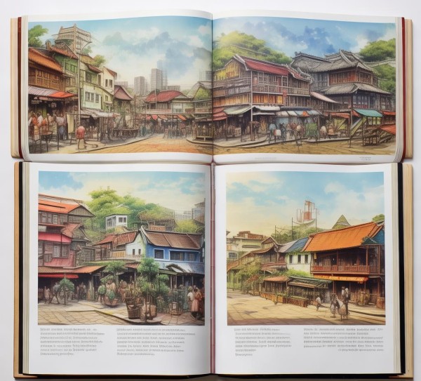 宝山区画册，讲述宝山故事的画册